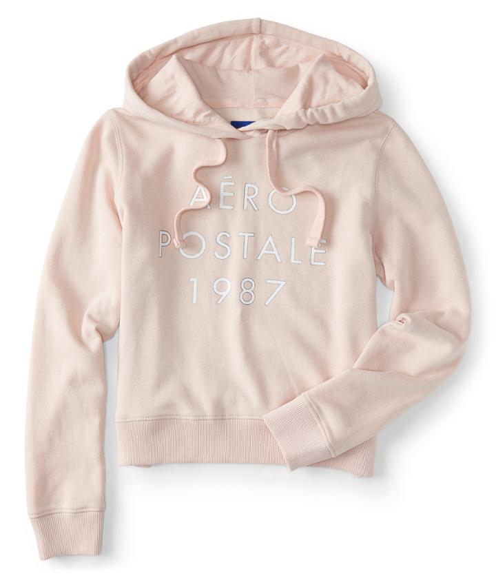 Aeropostale Aeropostale 1987 Pullover Hoodie - Light Ping, Xsmall