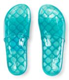 Aeropostale Aeropostale Jelly Slide Sandal - Turquoise, 6