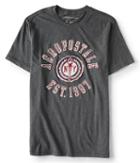 Aeropostale Aropostale Est. 1987 Graphic Tee - Charcoal Heather Grey, Xsmall