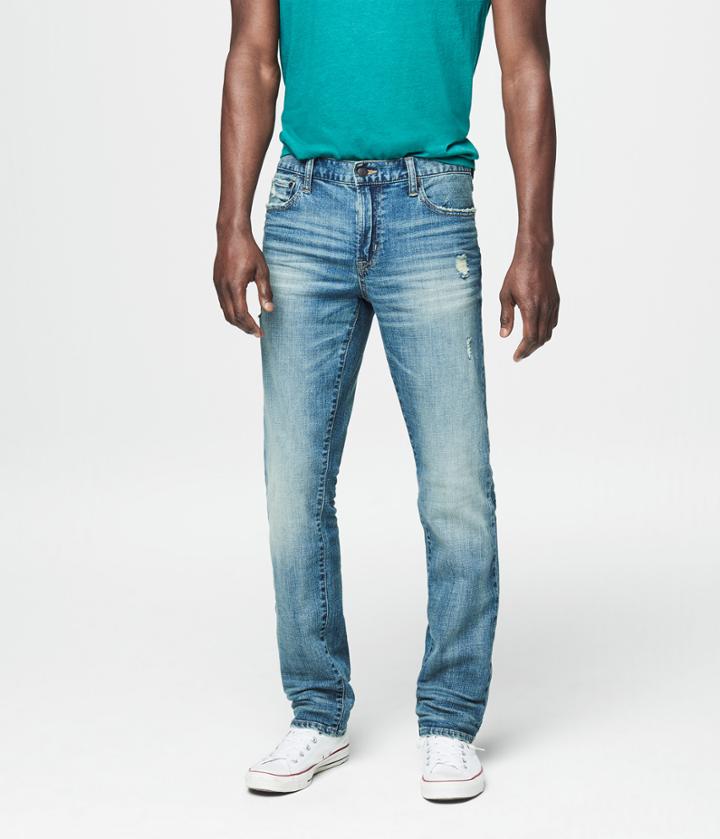Aeropostale Aeropostale Slim Straight Medium Wash Reflex Jean - Medium Wash, 27x30