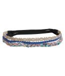 Aeropostale Braided, Floral & Metallic Headband 3-pack