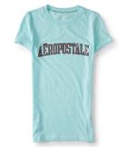 Aeropostale Block Aeropostale Graphic Tee - Turqoise, Small