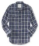 Aeropostale Long Sleeve Layered Woven Shirt