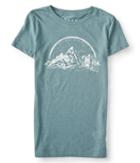 Aeropostale Aeropostale Free State Magical Mountain Graphic Tee - Campanula, Xsmall