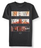 Aeropostale Aeropostale New York City Original Brand Graphic Tee - Charcoal Heather, Xsmall