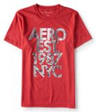 Aeropostale Aeropostale Aero Est 1987 Nyc Graphic Tee - Candy Red, Xsmall
