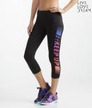 Aeropostale Lld Keep Up Graphic Crop Leggings