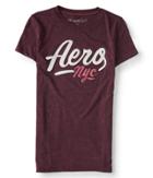 Aeropostale Aeropostale Aero Nyc Graphic Tee - Bold Burgundy, Xsmall