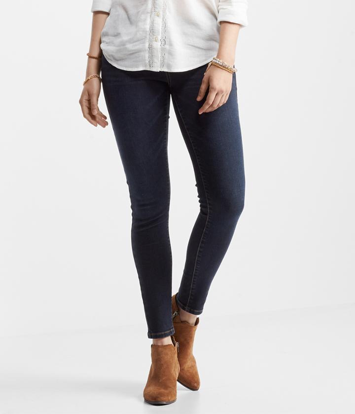 Aeropostale Aeropostale Seriously Stretchy Low-rise Jegging - Dark Wash, 000 S