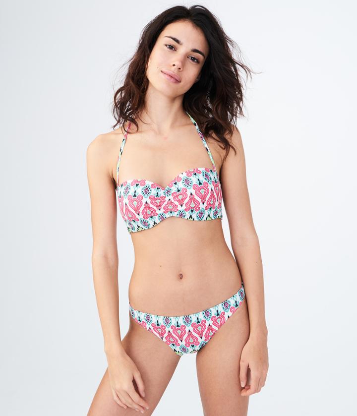Aeropostale Aeropostale Lld Exotic Geo Bikini Bottom - Bleach, Xsmall