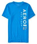 Aeropostale Vertical Aero New York Logo Graphic T