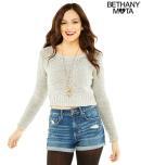 Aeropostale Long Sleeve Cropped Sweater
