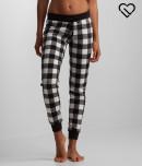 Aeropostale Lld Buffalo Check Fleecy Jogger Pants