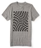 Aeropostale Aeropostale Checkerboard Graphic Tee - Medium Grey, Xsmall