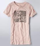 Aeropostale Aeropostale Be Yourself Graphic Tee - Light Ping, Xsmall