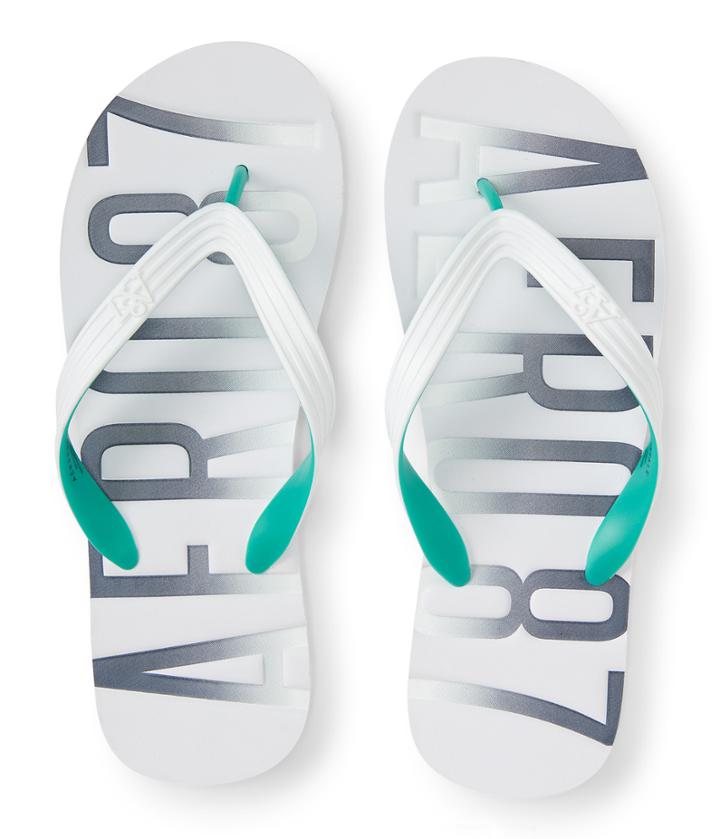Aeropostale Aeropostale Aero Stamped Flip-flop - Bleach, Small