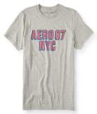 Aeropostale Aeropostale Aero 87 Nyc Graphic Tee - Light Heather Grey, Xsmall