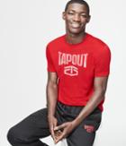 Aeropostale Aeropostale Tapout Wavy Logo Graphic T - Red, Small