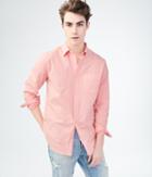 Aeropostale Aeropostale Long Sleeve Solid Stretch Woven Shirt - Coral, Xsmall