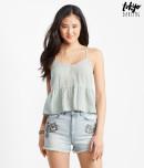 Aeropostale Tokyo Darling Gauzy Babydoll Tank