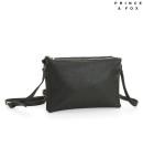 Aeropostale Prince & Fox Dual Zip Pouch Crossbody Bag