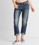 Aeropostale Dark Wash Destroyed Boyfriend Jean