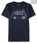Aeropostale Free State Surfer Van Graphic T