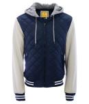 Aeropostale Prince & Fox Quilted Varsity Jacket