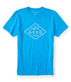 Aeropostale Aeropostale Diamond Skyline 1987 Graphic Tee - Blue, Xsmall