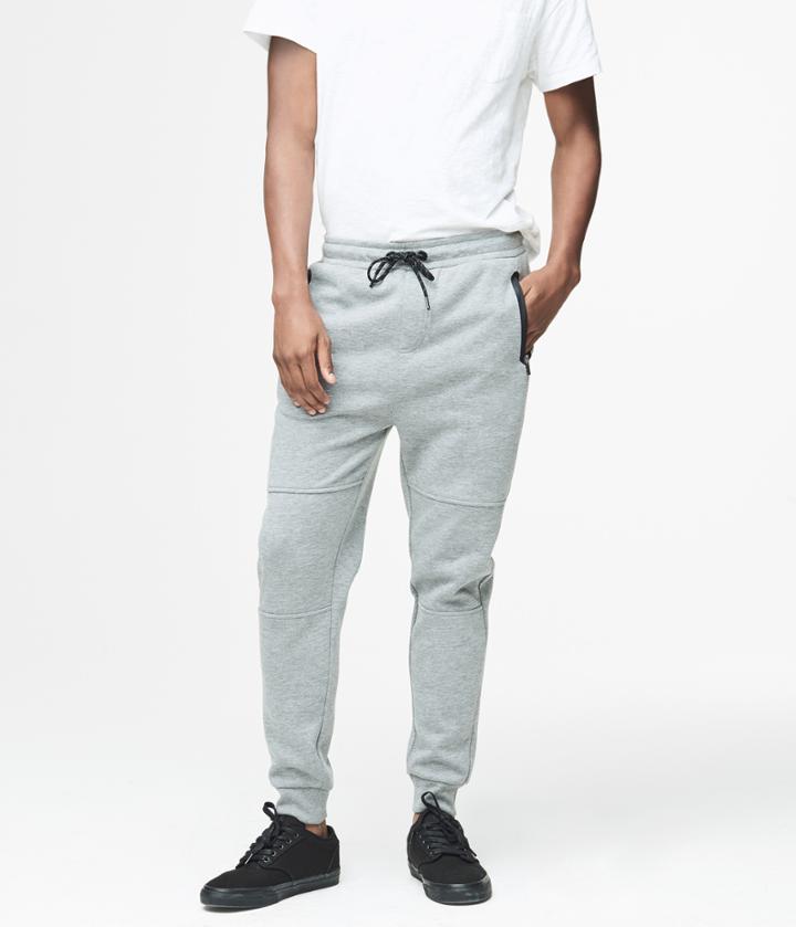 Aeropostale Aeropostale Solid Active Joggers - Medium Heather Grey, Small