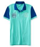 Aeropostale Torch Crest 9 Rugby Piqu Polo