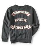Aeropostale Aeropostale No Rest Crew Sweatshirt - Charcoal Heather Grey, Xsmall