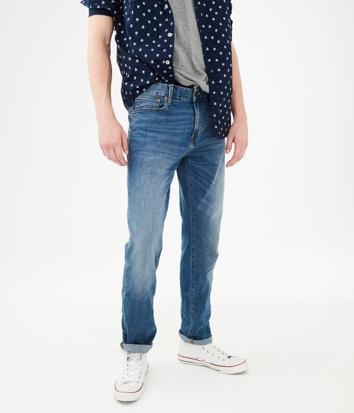 Aeropostale Aeropostale Slim Straight Medium Wash Reflex Jean - Medium Wash, 27x28
