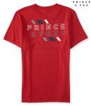 Aeropostale Prince & Fox Triple Stripe Logo Graphic T