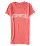 Aeropostale Block Aeropostale Graphic Tee - Coral, Xsmall