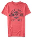 Aeropostale Aropostale Ny Flame Logo Graphic T