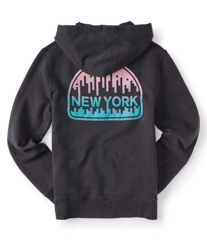 Aeropostale Aeropostale Ny New York Pullover Hoodie - Dark Grey, Xsmall
