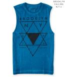 Aeropostale Brooklyn Calling Triangles Muscle Tee