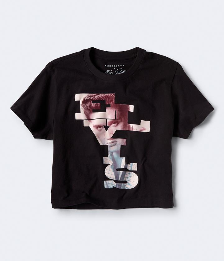 Aeropostale Aeropostale Elvis Ombre Graphic Tee - Black, Xsmall