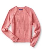 Aeropostale Aeropostale Mixed Stitch Raglan Sweater - Juicy Pink, Xsmall