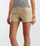 Aeropostale Aeropostale Color Wash Twill Midi Shorts - Tan, 16