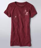 Aeropostale Aeropostale Cali To Nyc Graphic Tee - Red, Xsmall