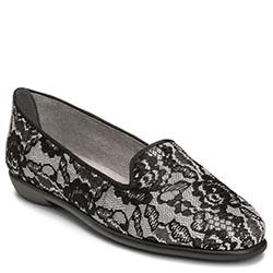 Aerosoles Betunia Loafer, Black/grey Lace