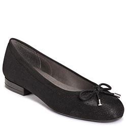 Aerosoles Good Cheer Flat, Black Sparkle