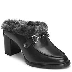 Aerosoles Center City Heel, Black Leather