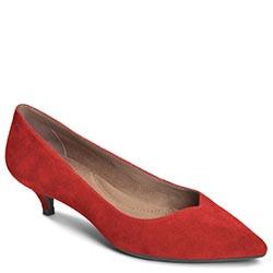 Aerosoles Dress Code Heel, Dark Orange Suede