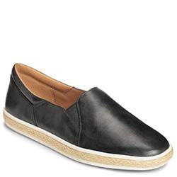 Aerosoles Fun Fact Sneaker, Black Leather