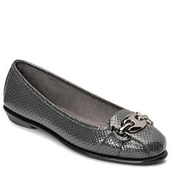 Aerosoles In Between Flat, Grey Snake