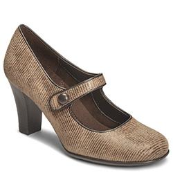 Aerosoles Role Through Mary Jane Shoe, Taupe Snake