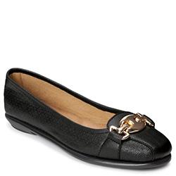 Aerosoles In Between Flat, Black Soft